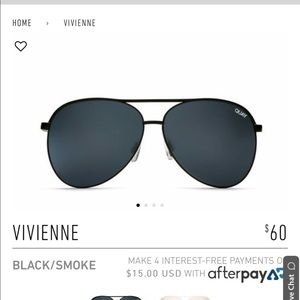 Quay vivienne sunglasses NWT